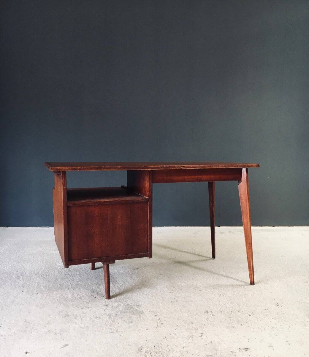 Modernist Reconstruction Writing Desk, France, 1950s