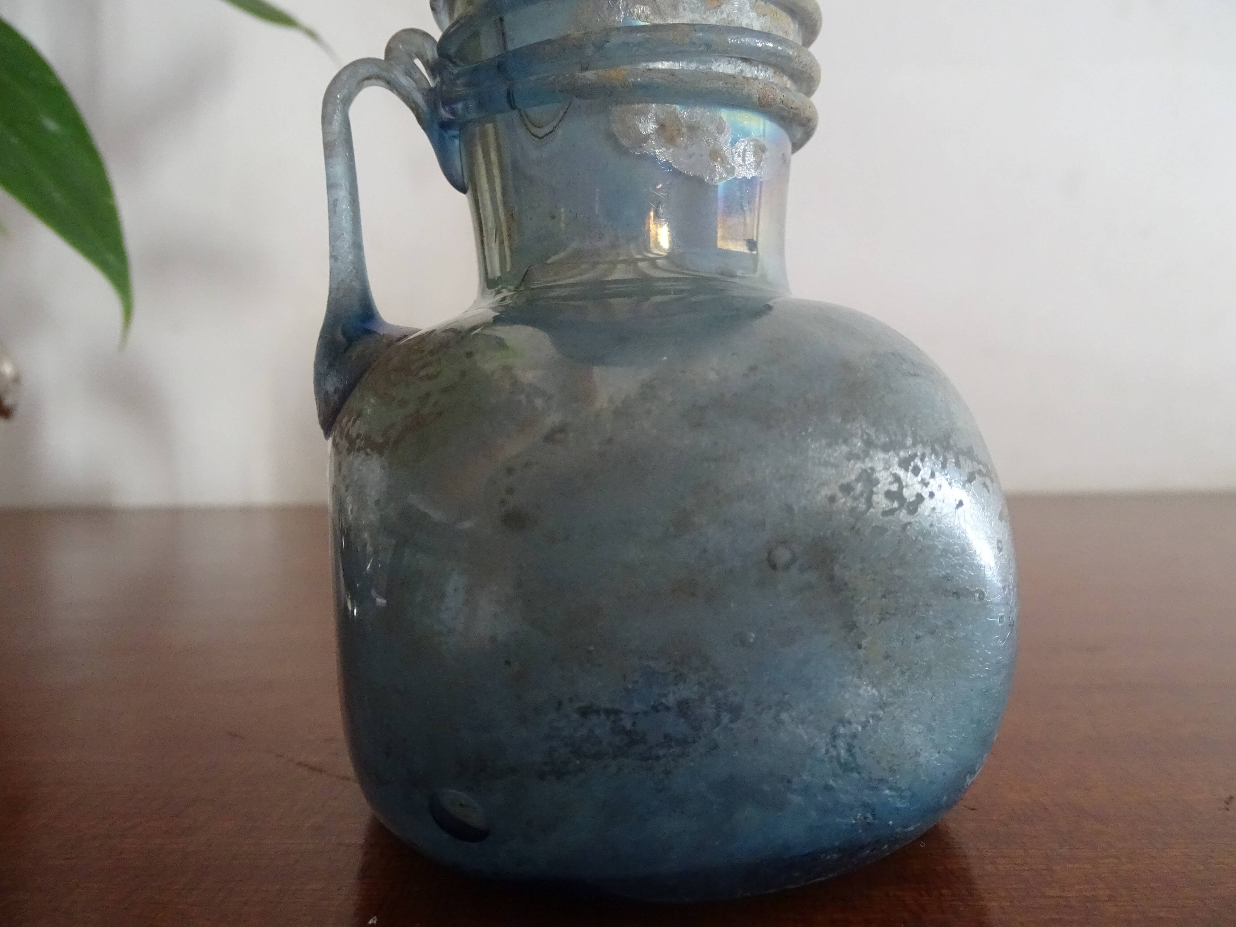 Vase Scavo Seguso Vetri d'Arte iridescent glass Murano 1950