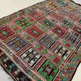 Large Vintage Turkish Kilim Rug 350x195 cm Wool Jajim Kelim
