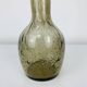 Vintage smoked bubble glass vase
