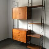 Bibliothèque modulable années 60