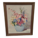 Tableau ancien bouquet de fleurs