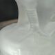 Zoomorphic carafe (28 cm) in Italian frosted glass - 1970s