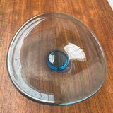 Art glass bowl from the Mid-Century Danish Thule series by Per Lütken for Holmegaard, 1960s.