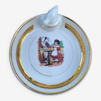 Assiette en porcelaine de limoges