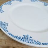 Set of 2 flat plates Faïencerie Des Rochers
