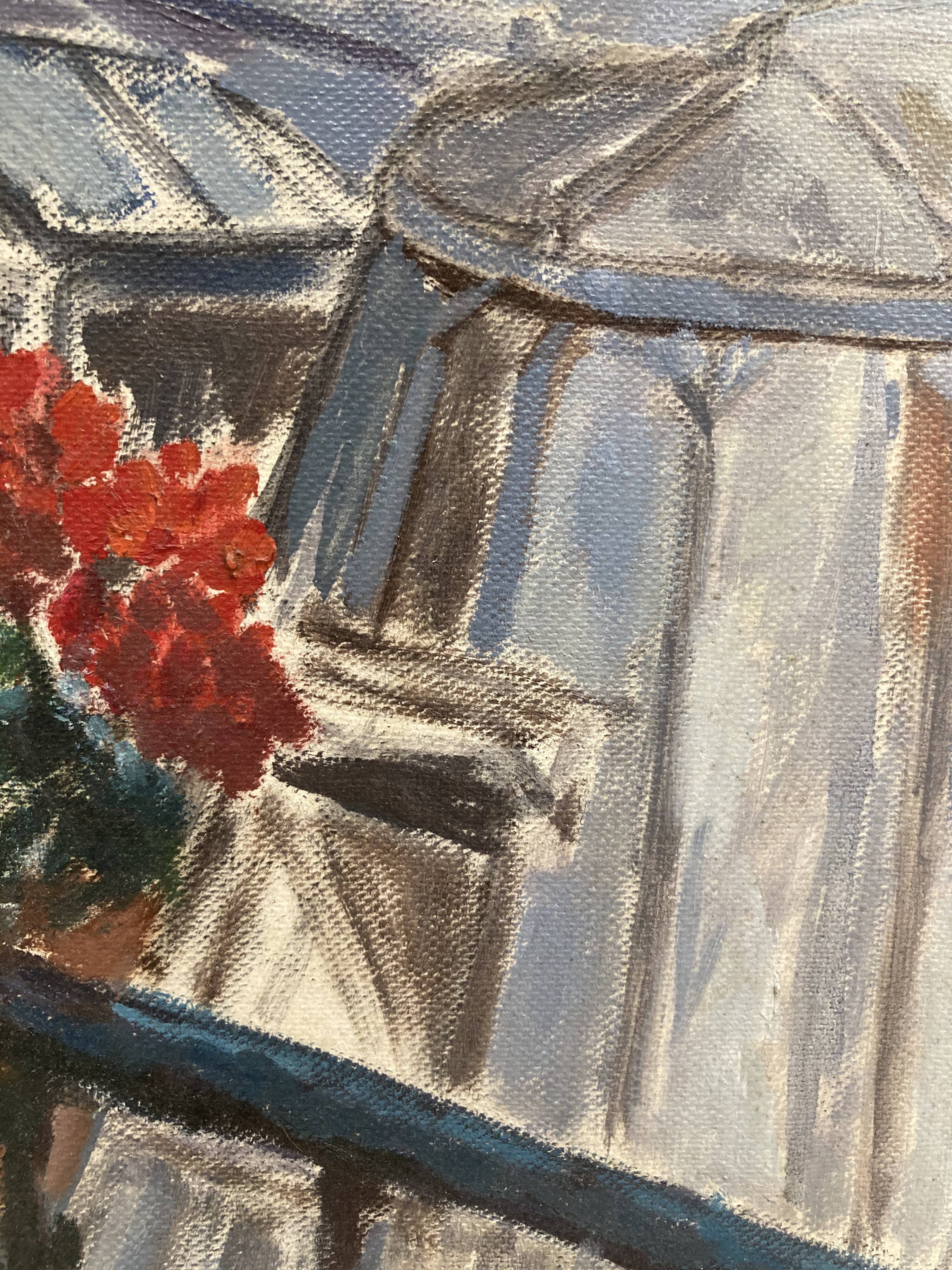Huile sur toile vintage