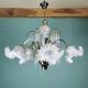 Italian murano glass chandelier