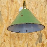 Vintage wall lamp in enamelled sheet metal