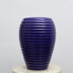 Blue Ceramic Vase - layered ring shape