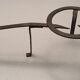 Wrought iron hearth tripod
