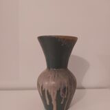 Green stoneware vase
