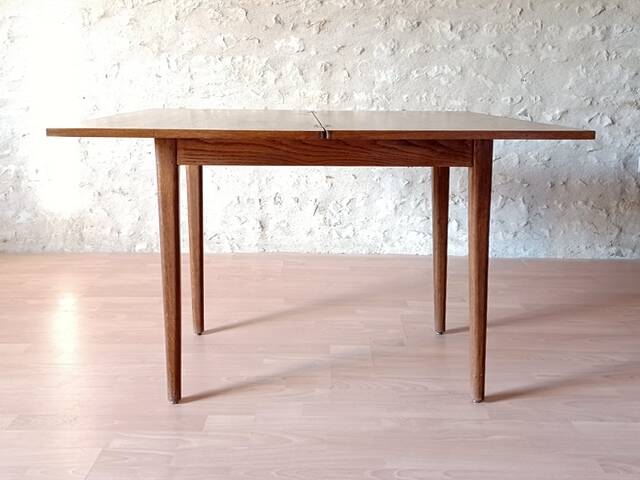 Vintage oak portfolio table 1960