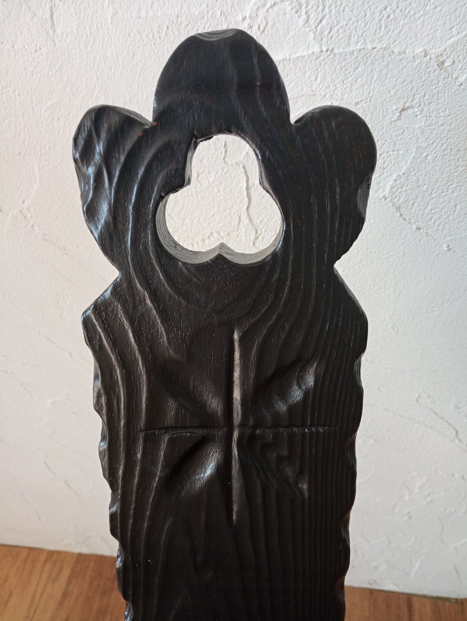 Brutalist tripod chair arts and crafts