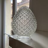 Globe glass pine cone