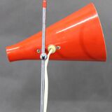 1960s Josef Hurka Red Table Lamp for Lidokov , Czechoslovakia