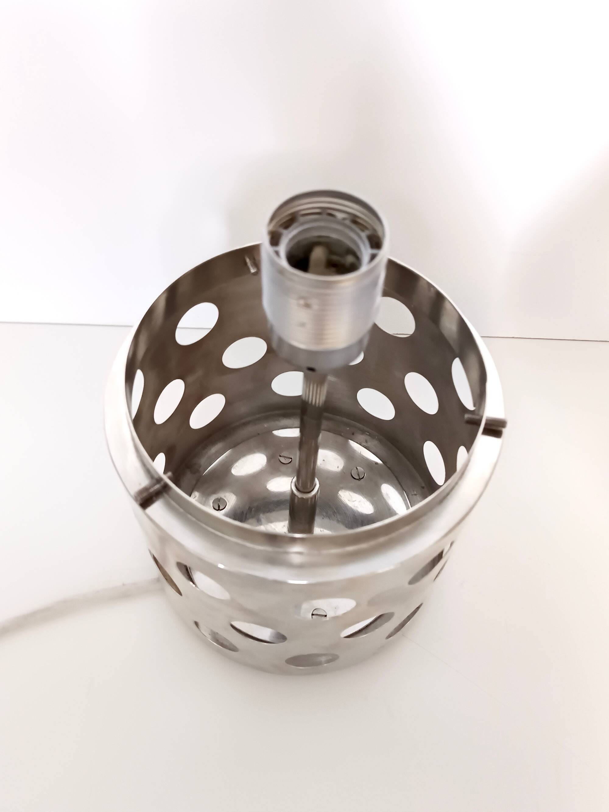 Lampe de Bureau en Verre Murano Marron par Sabattini et Diaz de Santillana pour VeArt