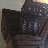 Empire style trade furniture bookcase in solid pine