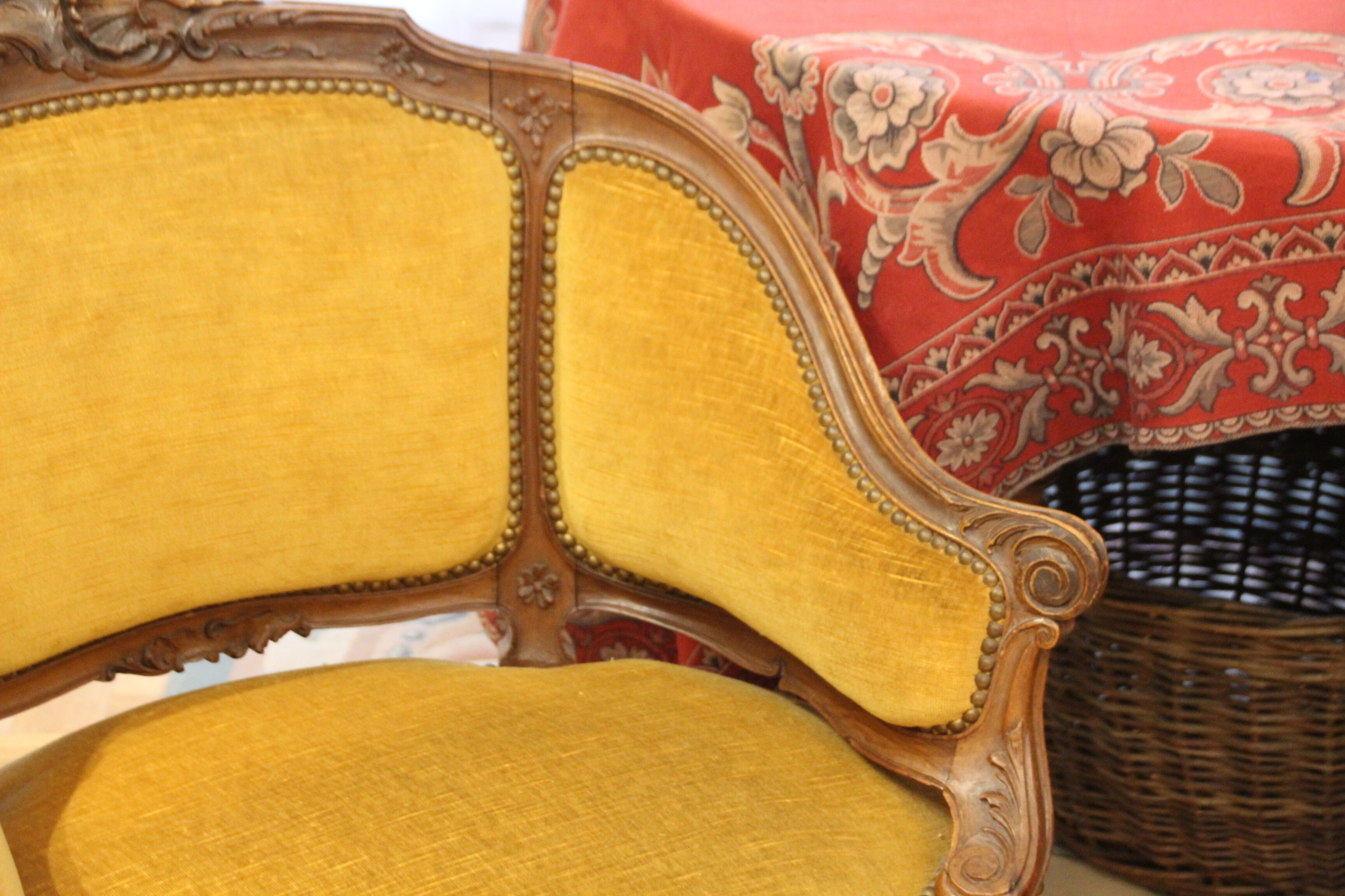 Paire de fauteuils bergères