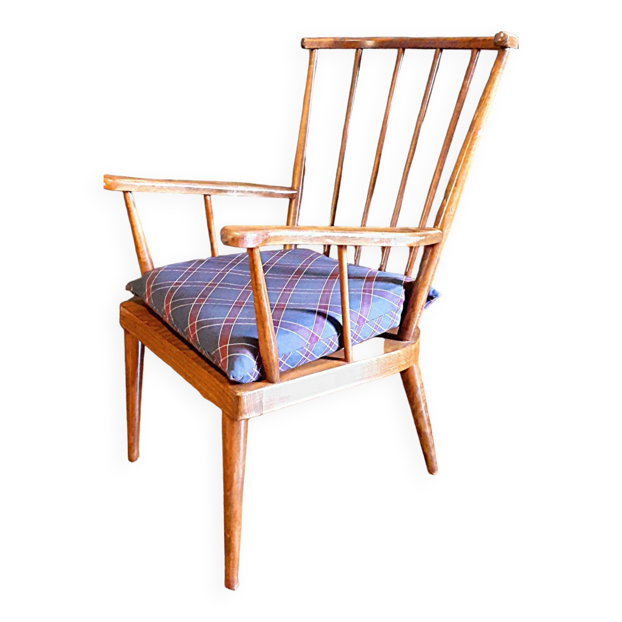 Baumann Belvoir fan armchair from the 60s