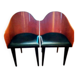 Toscana chairs designed by Piero Sartogo for Saporiti