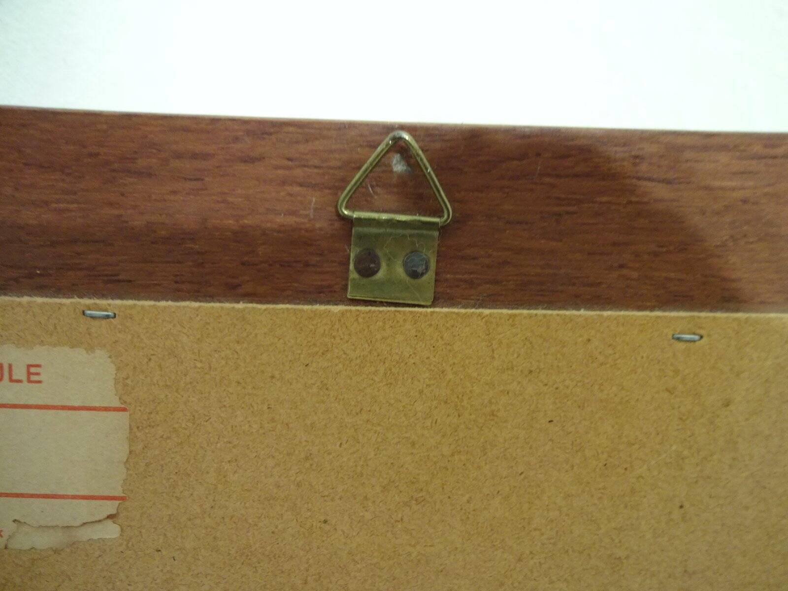 Small Danish Teak Mirror from Jansen Spejle, 1960s