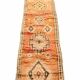 Vintage Moroccan Berber carpet hallway in wool – Unique piece – 90 × 390 cm