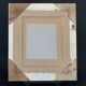 Black and gold mirror Empire style 34x39cm