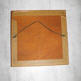 Ceramic mirror 70s - 26x26cm