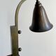 Art Deco table lamp in wood and brass