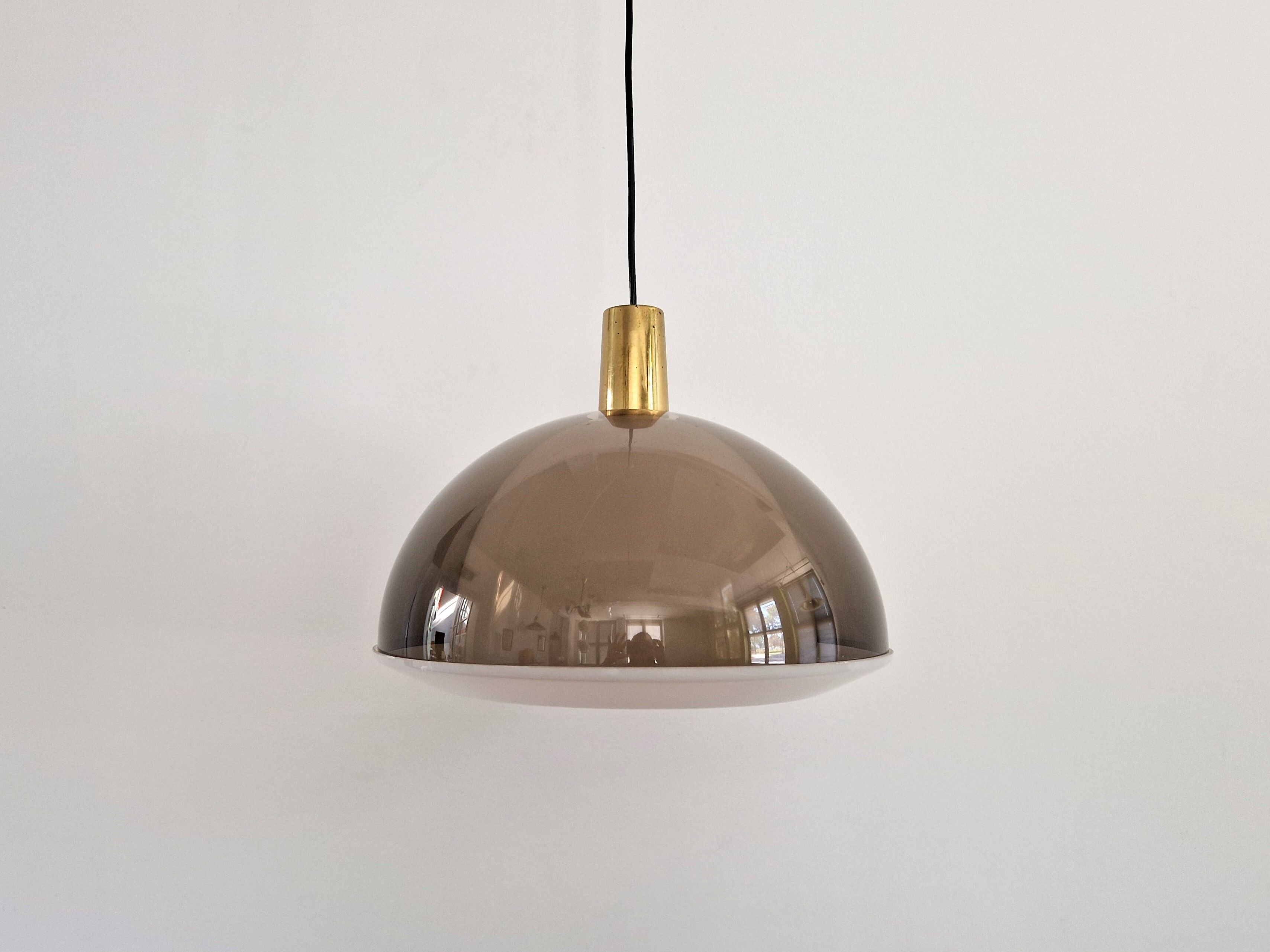 Pendant lamp model Kuplat by Yki Nummi, Finland, 1950s