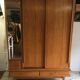 Compas feet and sliding doors cabinet - 1950s