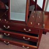 Solid mahogany men's dressing table