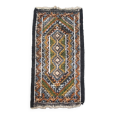 Tapis coloré noué à la main avec motif – 108x50 cm
