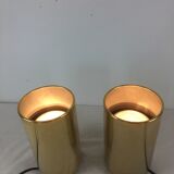 Pair of table lamps in brass model corfu by Roger Nathan