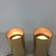 Pair of table lamps in brass model corfu by Roger Nathan