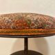 Antique adjustable piano stool in turned wood