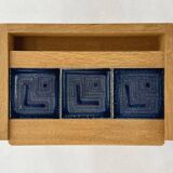 Bedside tables attributed to Guillerme Et Chambron for Vous Maison, 1950s
