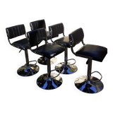 Set of 5 bar stools
