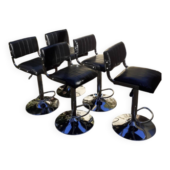 Set of 5 bar stools