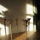 Scandinavian chrome modular candle holder 1960