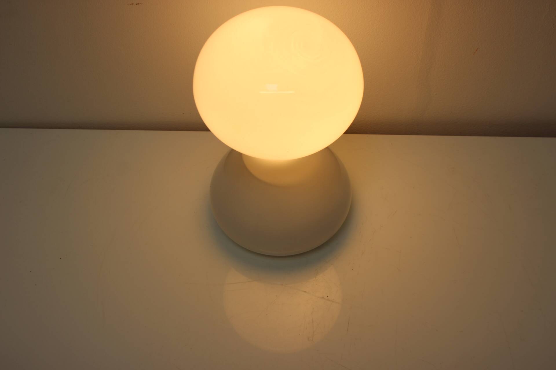 Glass Table Lamp by Ivan Jakes, Czechoslovakia, 1970's