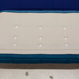 Sofa and ottoman in velvet designed by Michel Ducaroy 1973