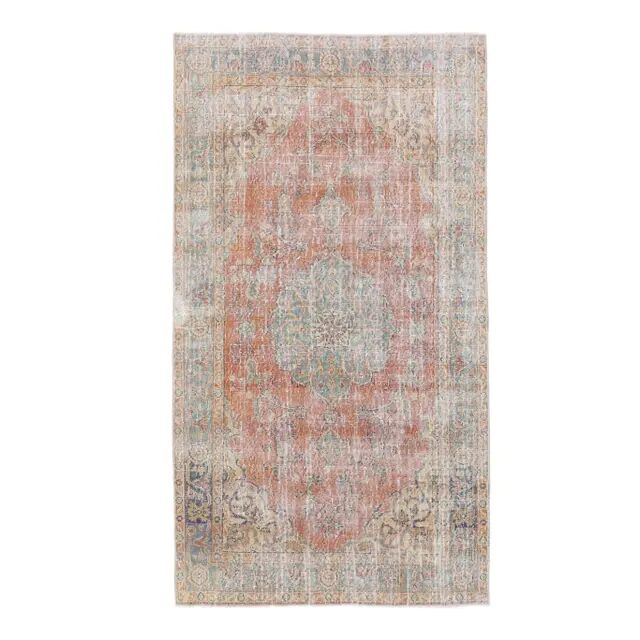 1970s Turkish Handmade Wool Kilim Rug 115x206