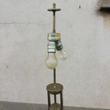 Vintage chrome and glass floor lamp 5 lights