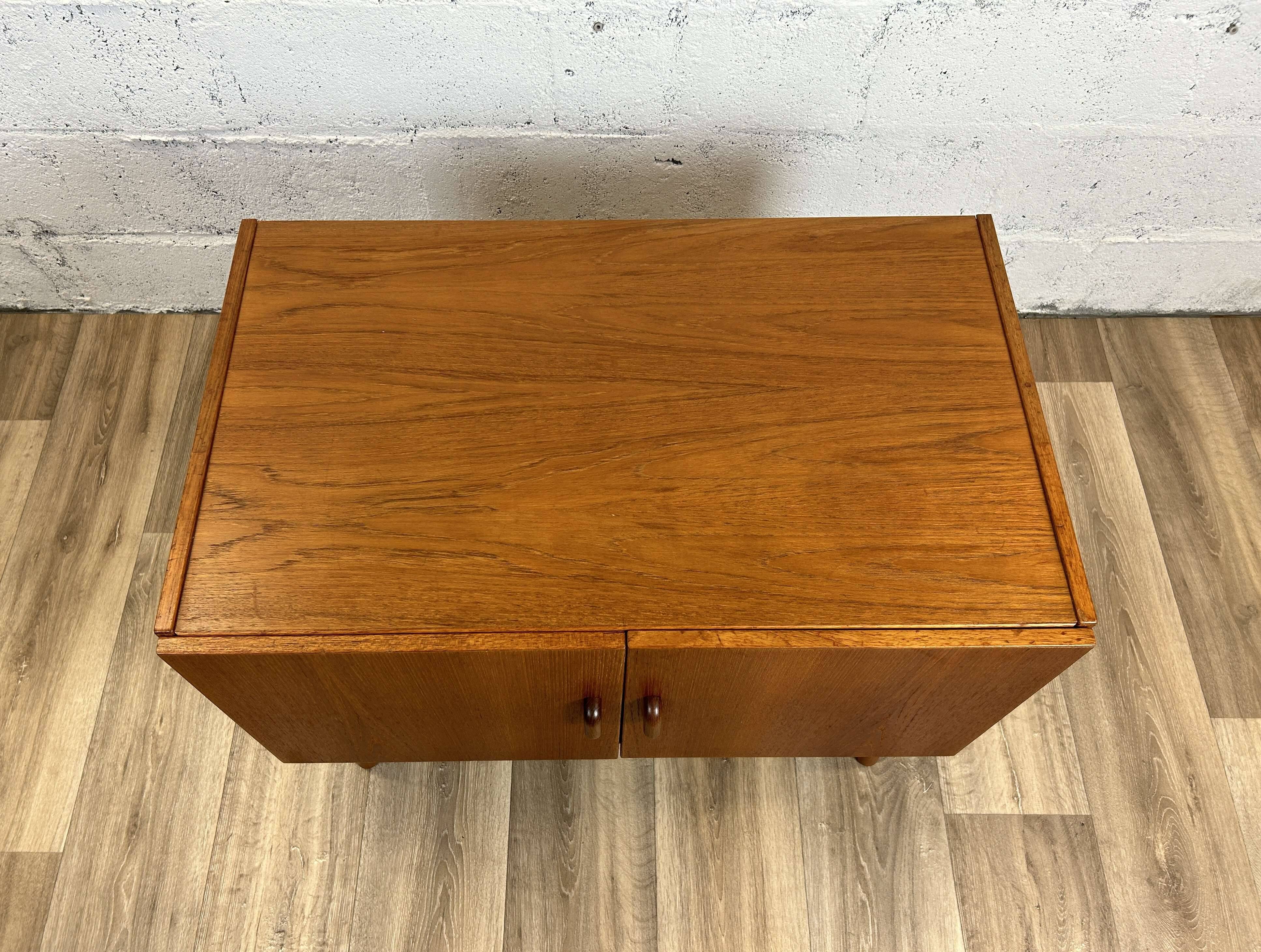 Vintage Scandinavian teak sideboard by Denka, 1960s