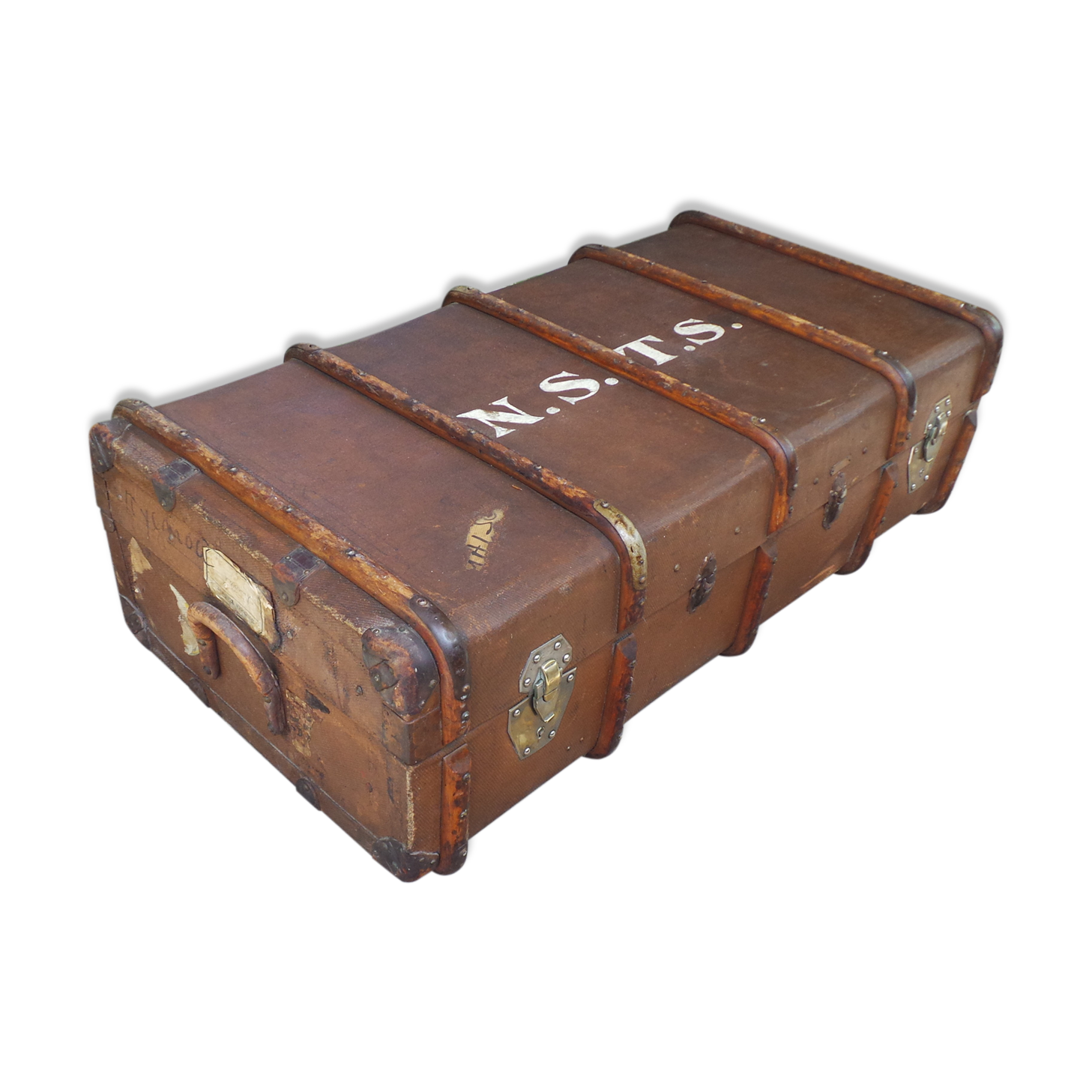Trunk chest travel russian old