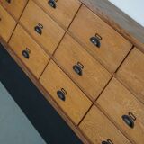 Large Vintage Dutch Oak Shop Cabinet / Sideboard, 1950s