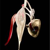 Set of 4 Murano glass wall lights, Italy 2000