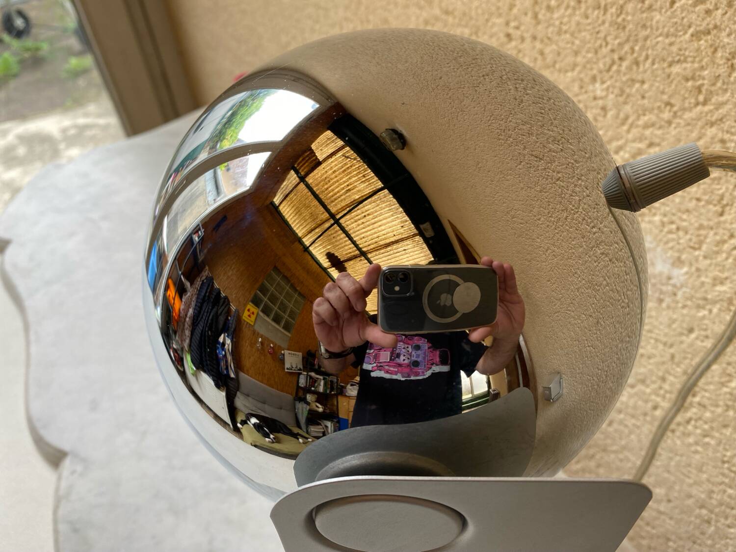 Vintage 90s eyeball desk lamp massive Belgium